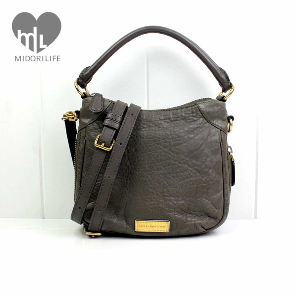MARC BY MARC JACOBS Washed Up Billy Mini Leather Hobo - Picture 16 of 16